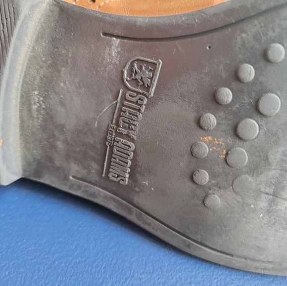 Men's Stacy Adam's leather oxford shoes - Picture 5 of 6